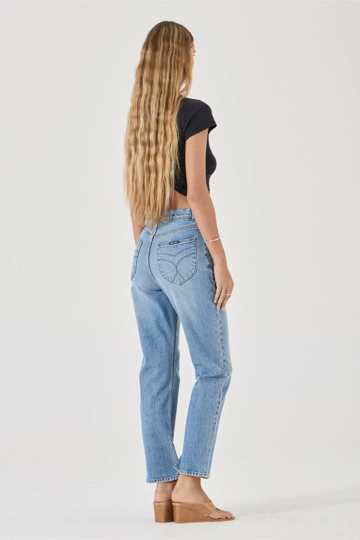 LouLou Straight Jeans | Lennon Blue