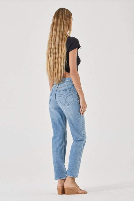 LouLou Straight Jeans | Lennon Blue