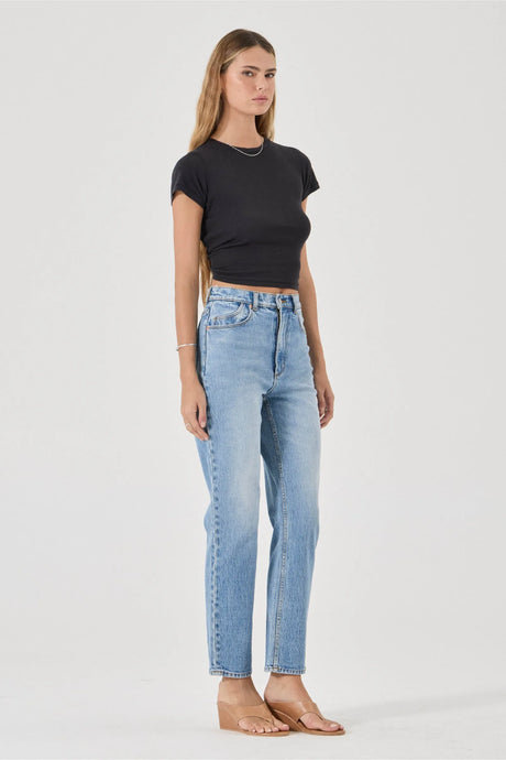 LouLou Straight Jeans | Lennon Blue