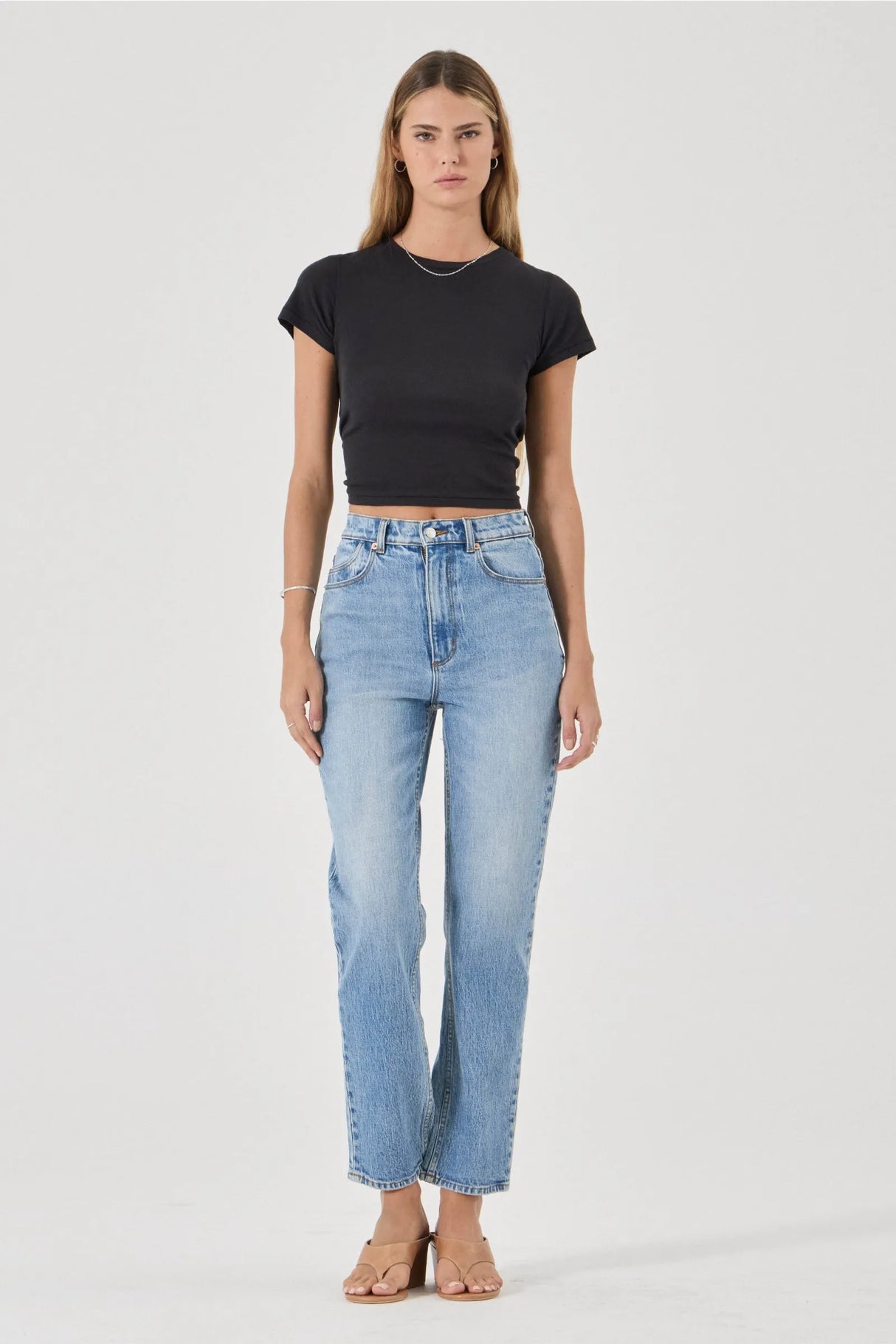 LouLou Straight Jeans | Lennon Blue