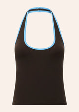 Radar Halter Tank | Coffee/Marina Brown