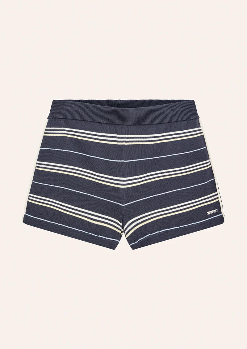 Retreat Stripe Knit Short | Marine Blue Stripe