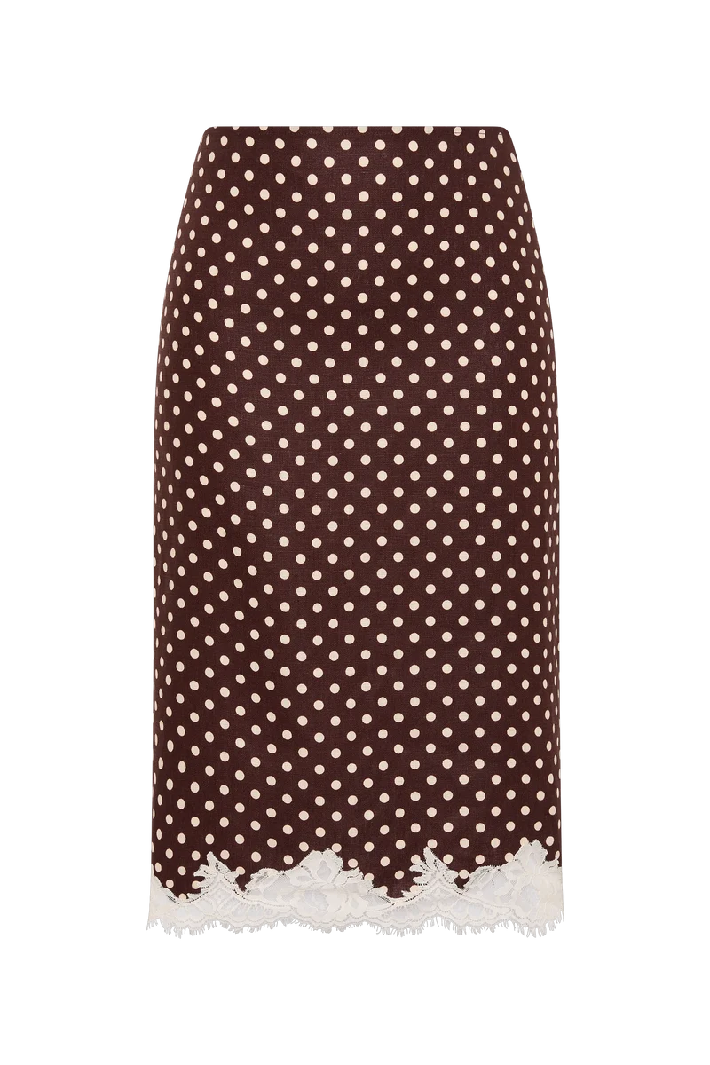 Martuba Skirt | Martinha Polka Dot