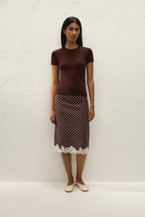 Martuba Skirt | Martinha Polka Dot