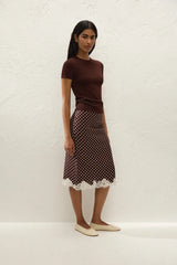 Martuba Skirt | Martinha Polka Dot