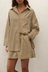 Clemente Shirt Carmen Stripe | Sand Cear