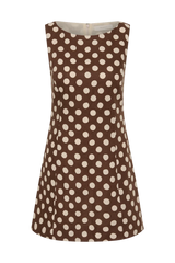 Lydie Mini Dress | Cioccolato Dot