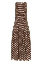 Luisa Midi Dress | Cioccolato Dot