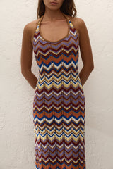 Elisa Maxi Dress | Cadaques Stripe