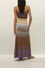 Casia Maxi Skirt | Daniela Stripe