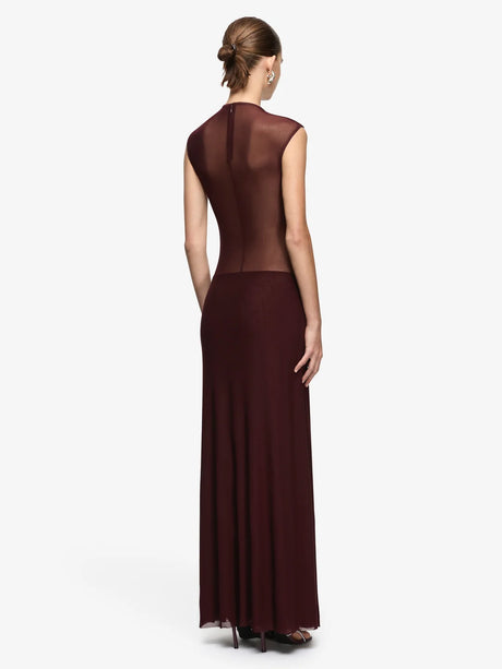 Odea Gathered Maxi Dress | Plum
