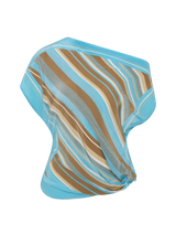 Elaris Drape Top | Sandalwood Stripe