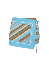 Elaris Wrap Skirt | Sandlewood Stripe