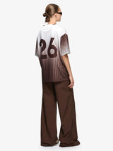 Zelia Jersey T-Shirt | Bitter Choc Ombre