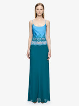 Orsina Scoop Maxi Dress | Azure Blue/Jade
