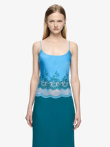 Orsina Scoop Maxi Dress | Azure Blue/Jade