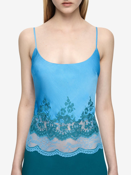 Orsina Scoop Maxi Dress | Azure Blue/Jade