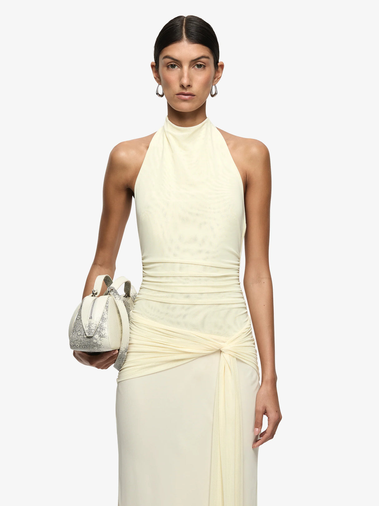 Jasmin Halter Dress | Lemon Sorbet