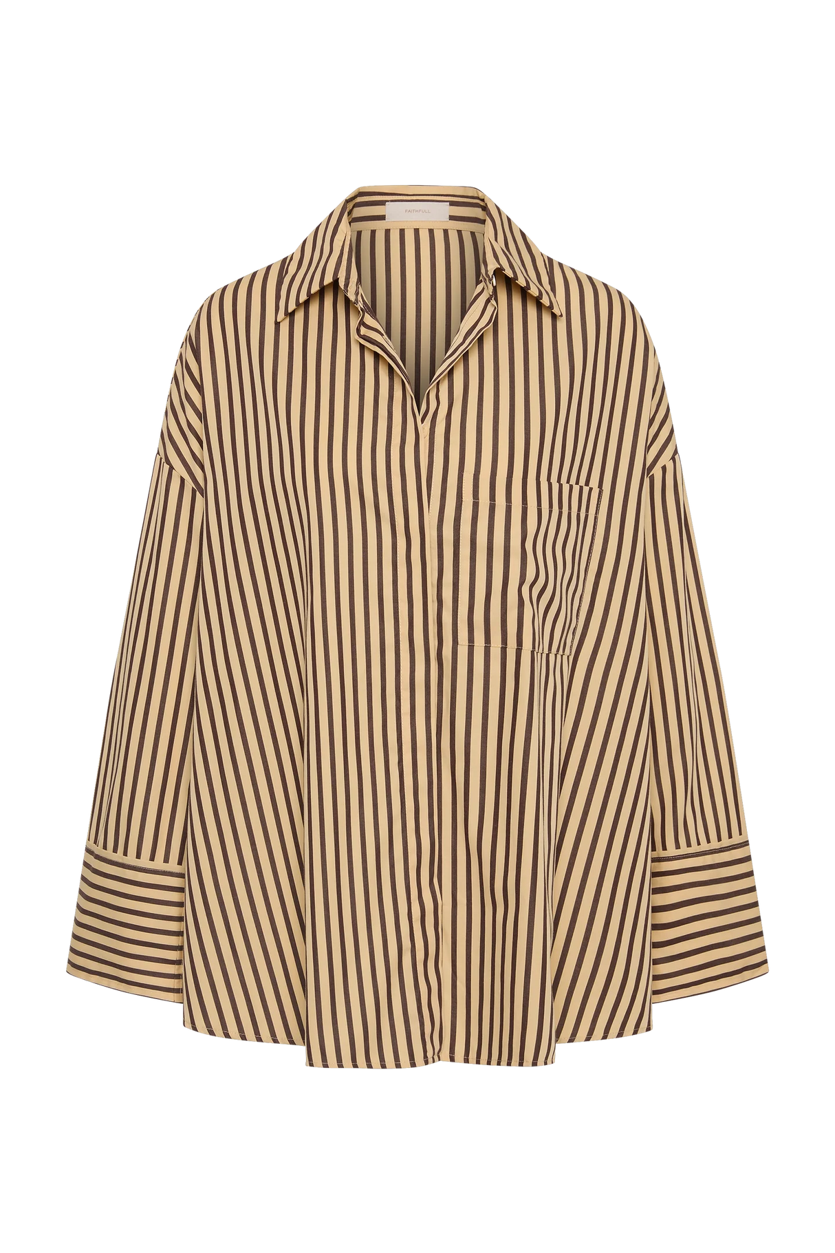 Clemente Shirt Carmen Stripe | Sand Cear
