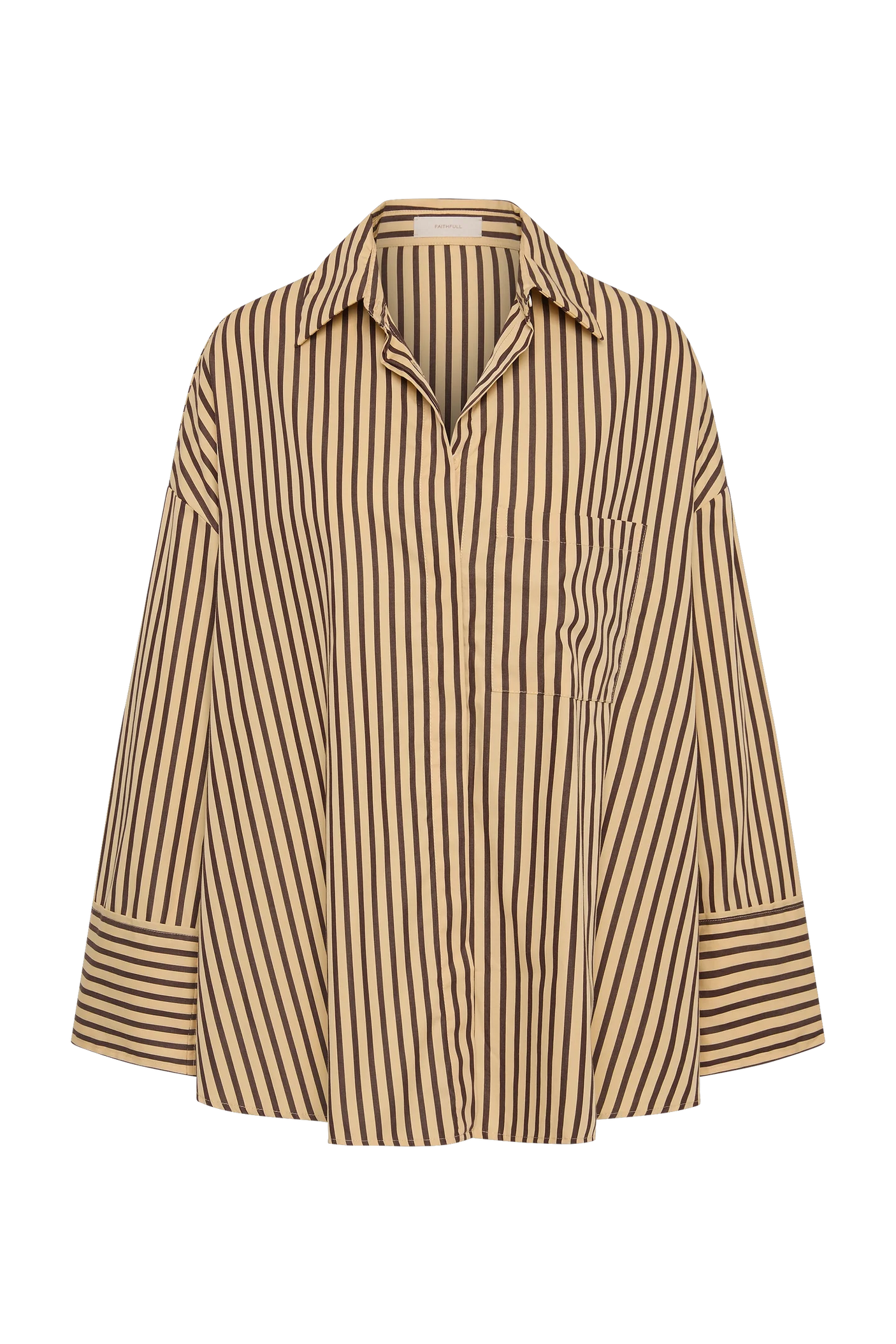 Clemente Shirt Carmen Stripe | Sand Cear