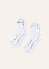 Signature Sock | Whisper White