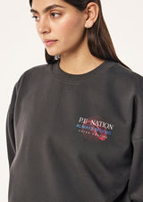Snap Oversized Sweat | Iron