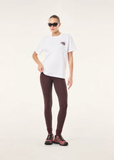 Snap Relaxed Fit Tee | White