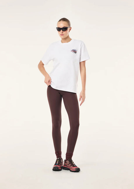 Snap Relaxed Fit Tee | White