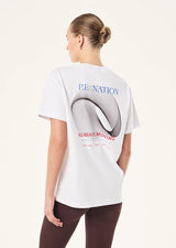 Snap Relaxed Fit Tee | White