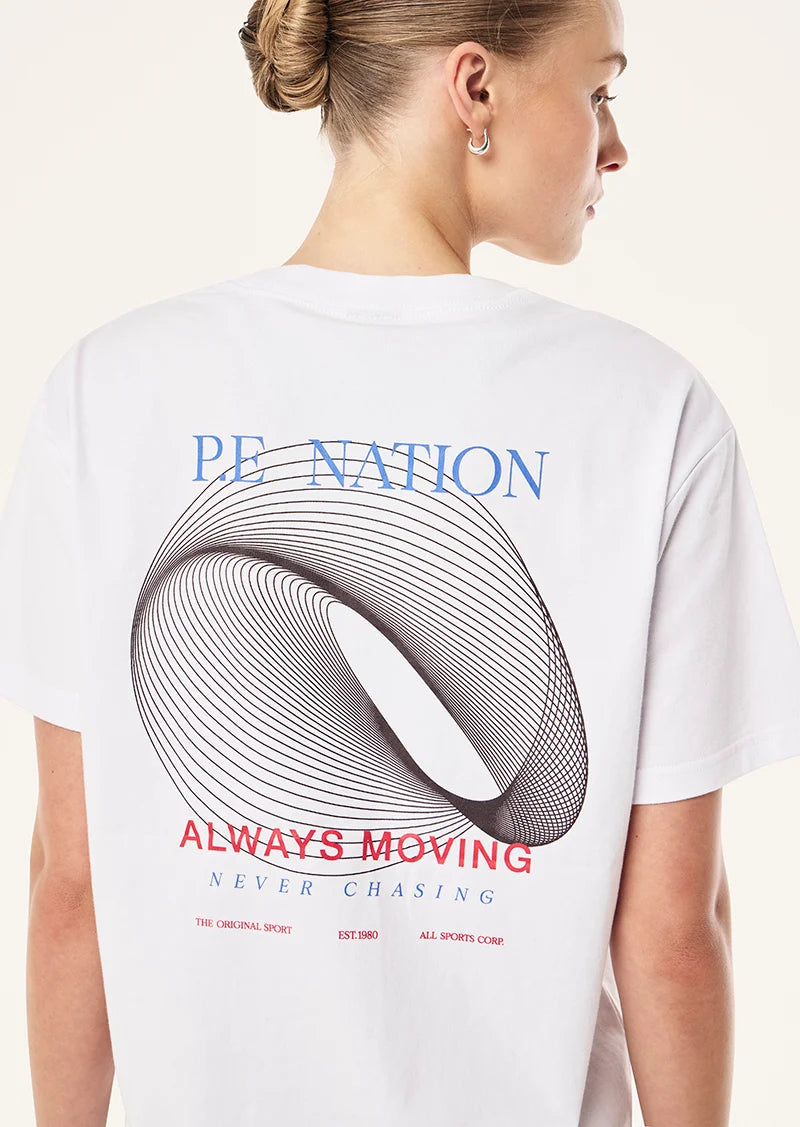 Snap Relaxed Fit Tee | White