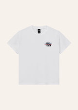 Snap Relaxed Fit Tee | White