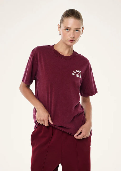 Swerve Tee | Washed Cabernet