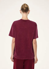 Swerve Tee | Washed Cabernet