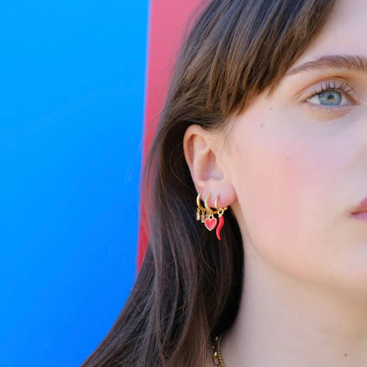 Chilli Summer Earrings | Gold