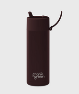 20oz Ceramic Reusable Bottle With Flip Lid | Chocolate
