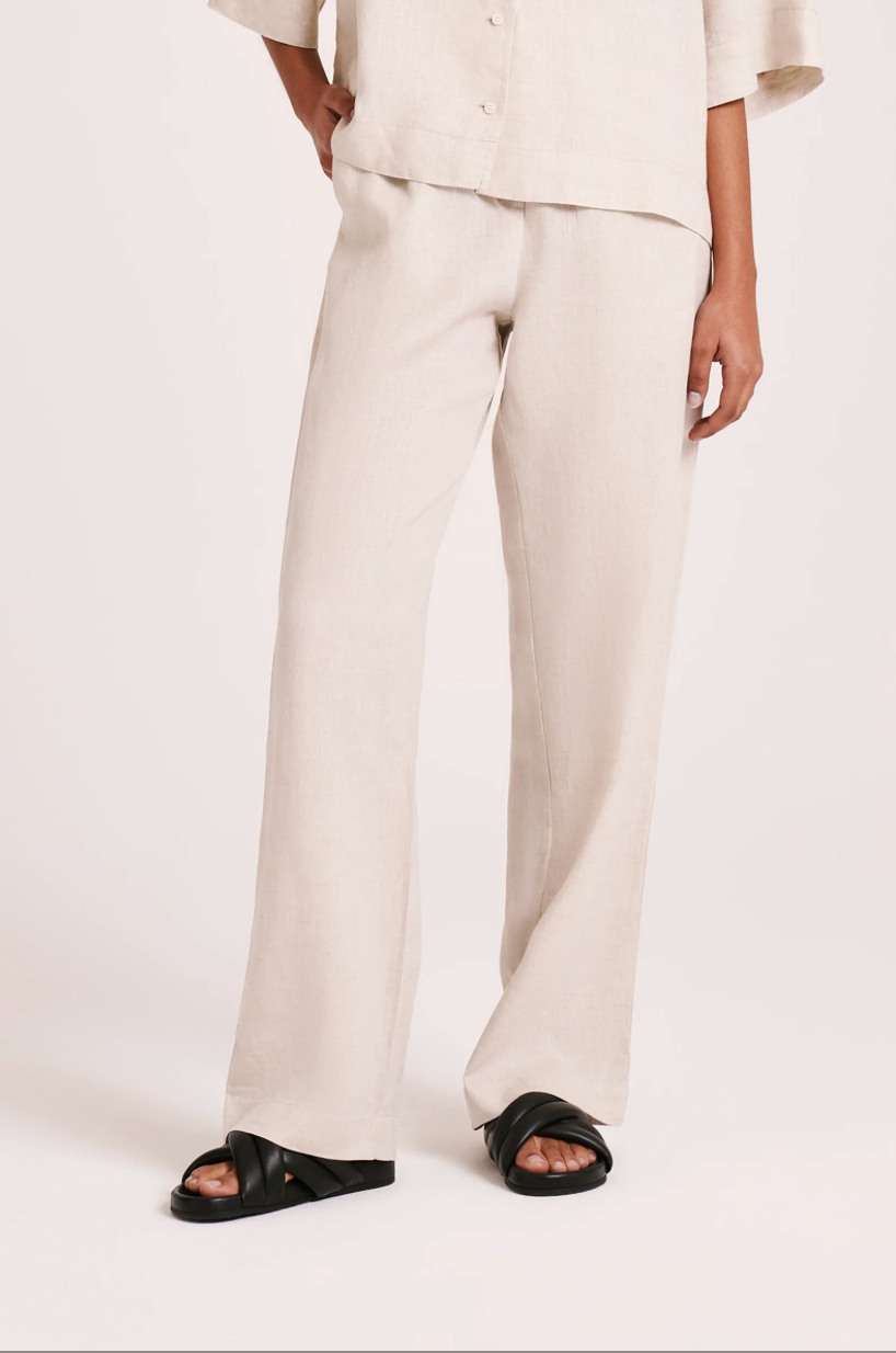 Lounge Linen Pant | Natural