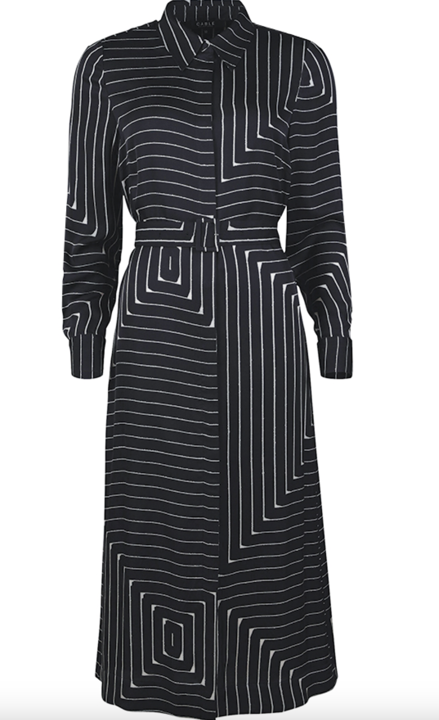 Imogen Dress | Linear Print