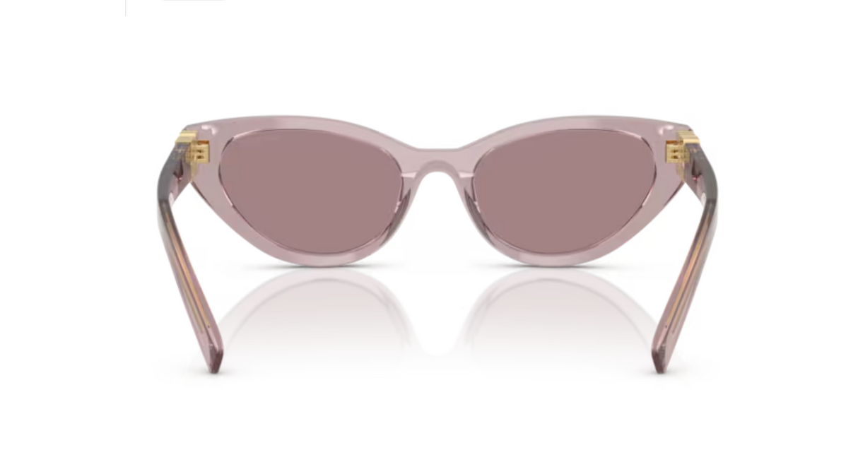Miu Miu Transparent Mauve Butterfly Sunglasses 0MU A04S 12W20I54