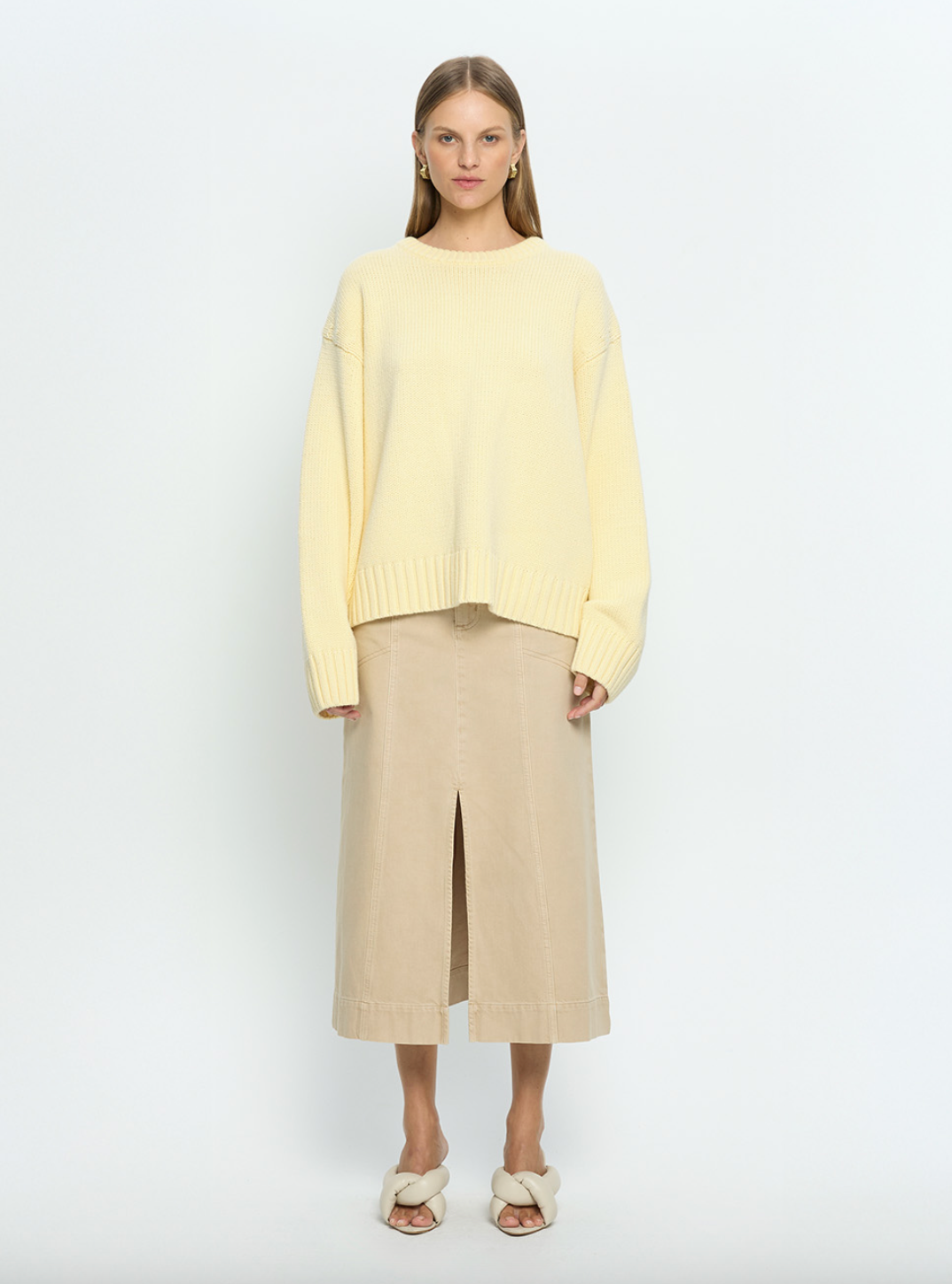 Odette Crew Neck Jumper | Butter