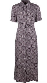 Nova Dress | Lattice Print