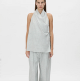 Alta Wrap Top | Light Blue Marle