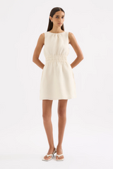 Andri Linen Mini Dress | Chamomile