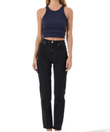 LouLou Straight Noir | Noir