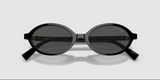 Miu Miu Oval Sunglasses Black OMU 04ZS