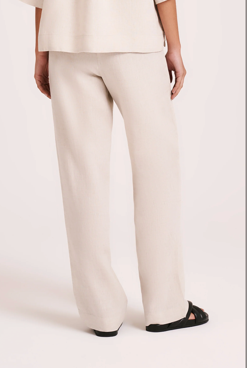 Lounge Linen Pant | Natural