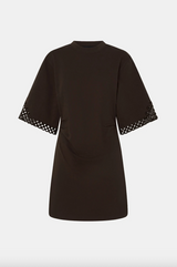 Lolani Mini Tee Dress | Chocolate