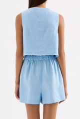 Theo Linen Short | Bermuda