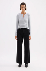 Binx LS Top | Grey Marle