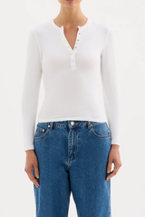 Binx LS Top | White