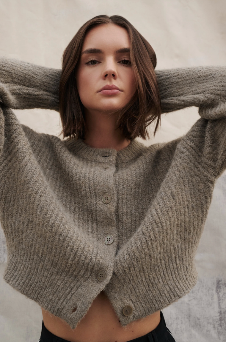 Nixon Cropped Cardigan | Vine